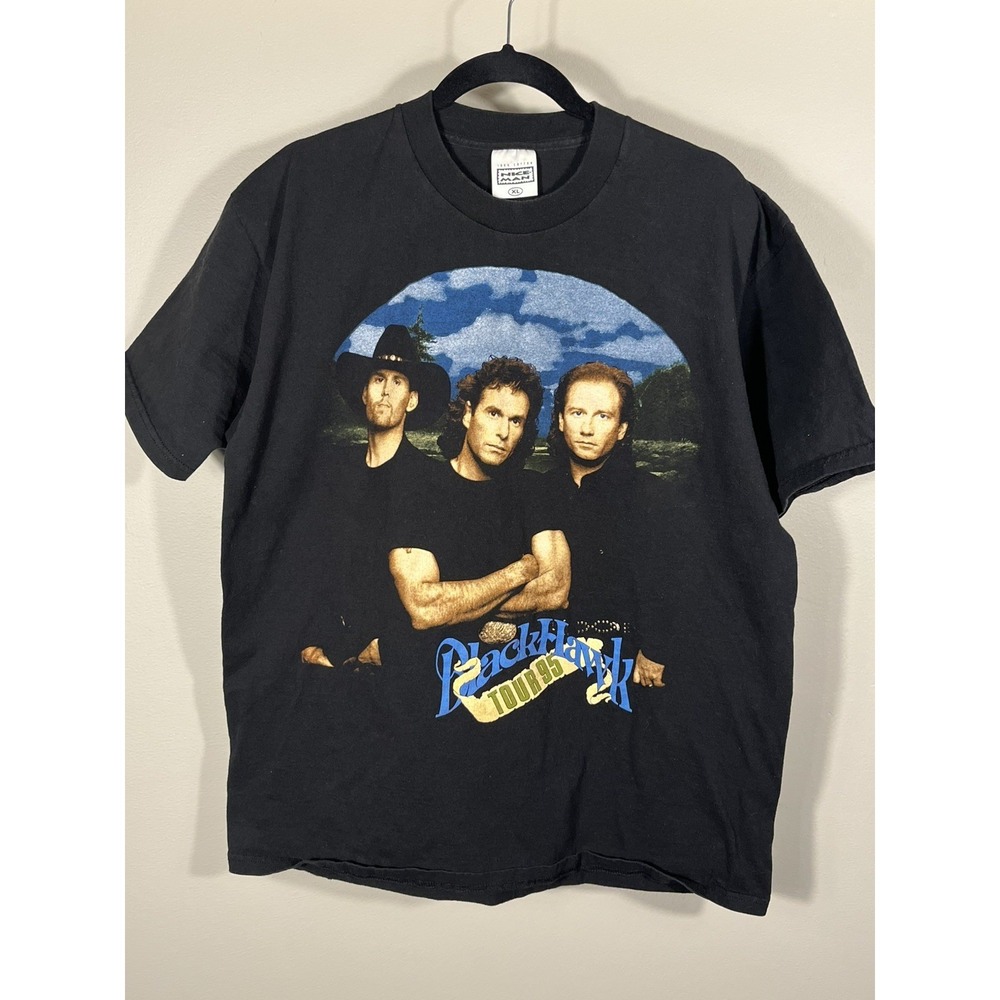 Vintage Blackhawk Shirt Mens XL Concert Tour Country Band Tee Merch 90s 1995 (K)